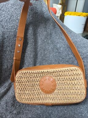 Simon Miller Tan Woven Crossbody Shoulder Bag